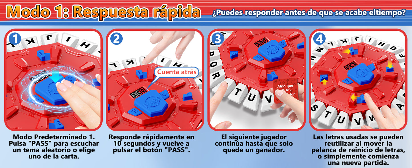 Juego de Mesa "Basta" Electrónico, el más Viral!