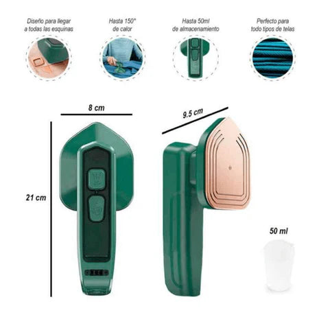 ✨ MINI PLANCHA A VAPOR PORTÁTIL - ADIÓS ARRUGAS EN SEGUNDOS 💨