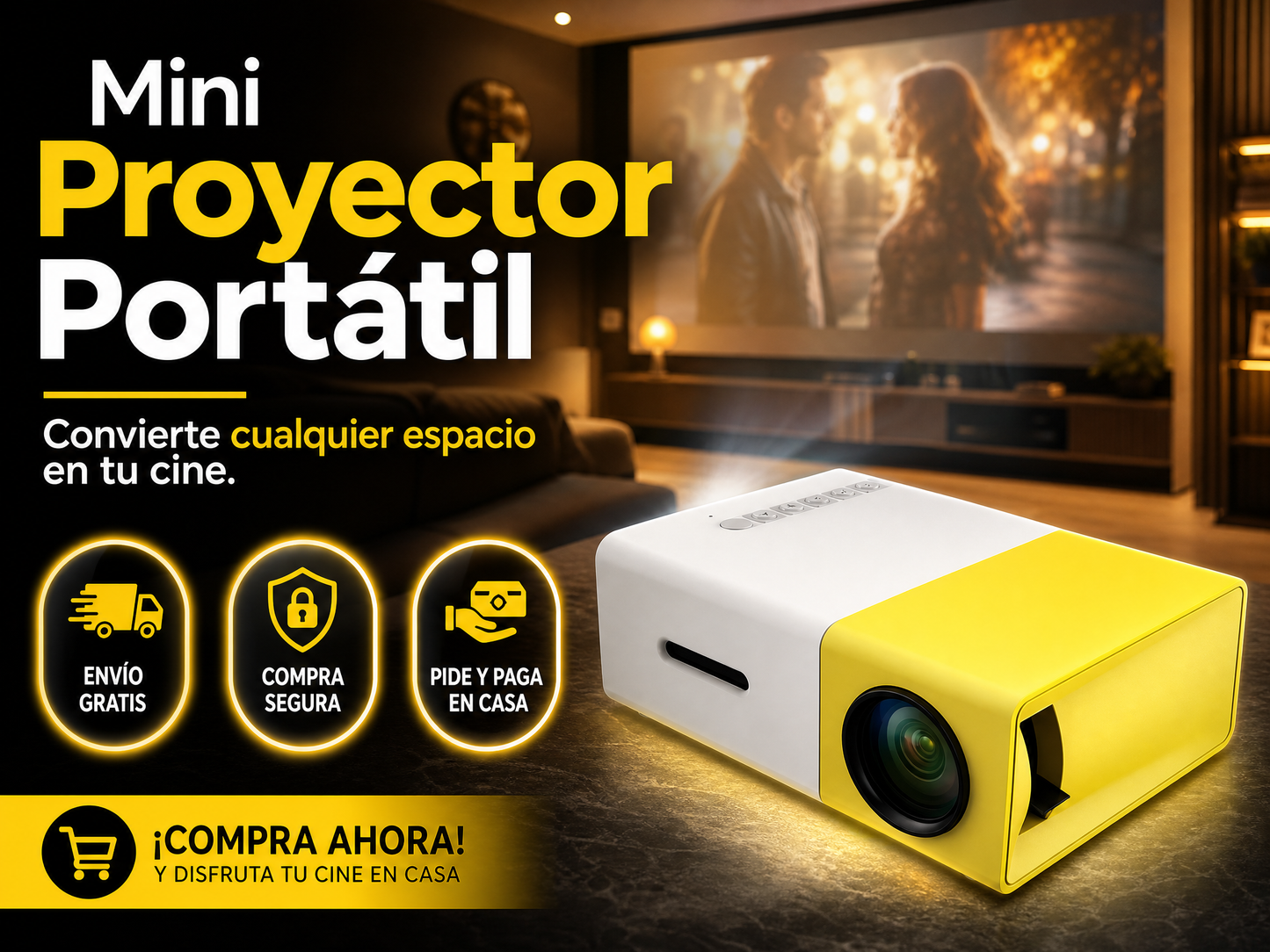 Mini Proyector Portátil